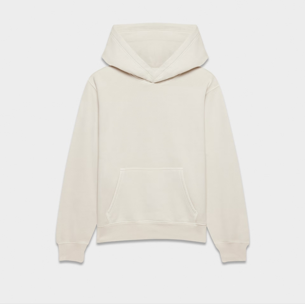 Aritzia Perfect Fit Hoodie Faded Matte Pearl
